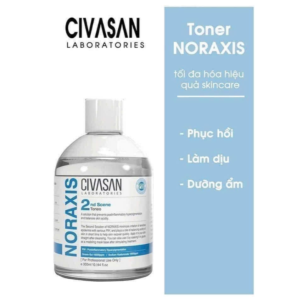 Toner Civasan Noraxis 2nd Scence| Toner dịu nhẹ và lành tính, cho da mỏng yếu, cấp nước