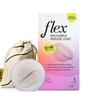 Flex Reusable Disc đĩa kinh nguyệt tái sử dụng dễ dàng cốc nguyệt san