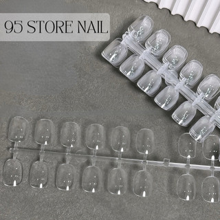 Móng mẫu vuông hàn quốc không gờ dùng tập vẽ - set 10 vỉ 240 móng