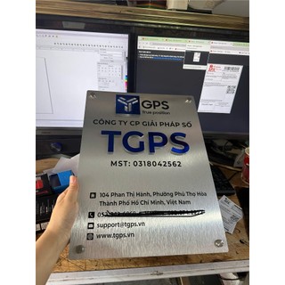 HỎA TỐC bảng công ty, bảng số nhà chất liệu cao cấp bền đẹp sang trọng nhiều kích thước ( mẫu dọc)