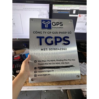 HỎA TỐC bảng công ty, bảng số nhà chất liệu cao cấp bền đẹp sang trọng nhiều kích thước ( mẫu dọc)