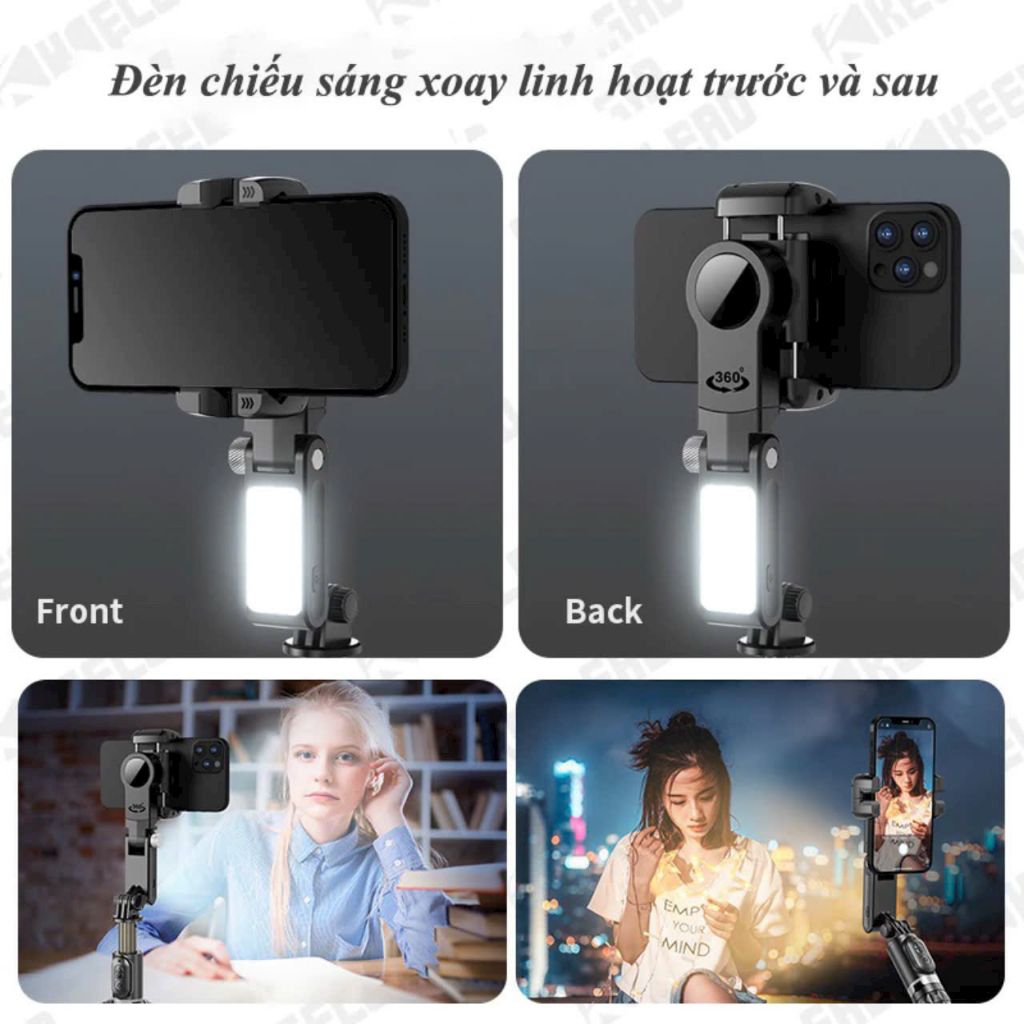 Gimbal chống rung điện thoại Q18, Gimbal điện thoại theo dõi chuyển động, Điều khiển từ xa, Gimbal chống rung