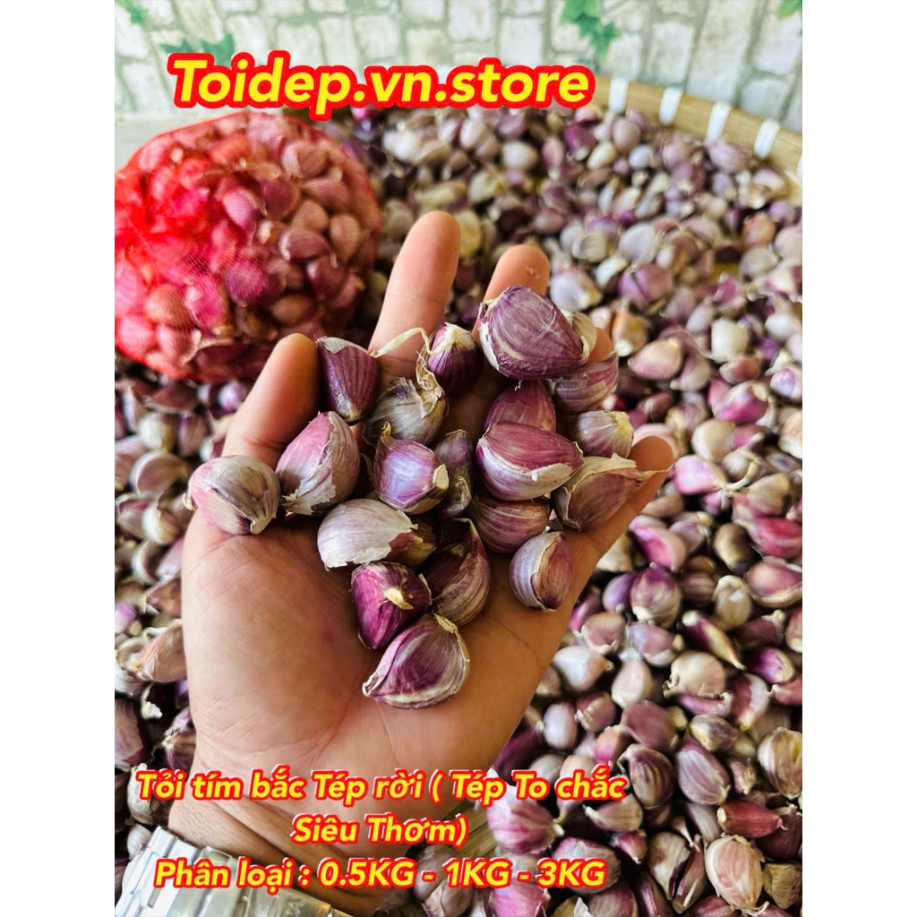TỎI TÍM BẮC TÁCH RỜI SIÊU NGON, TÉP TO CHẮC BAO THƠM ĐẠT CHUẨN ORGANIC ...