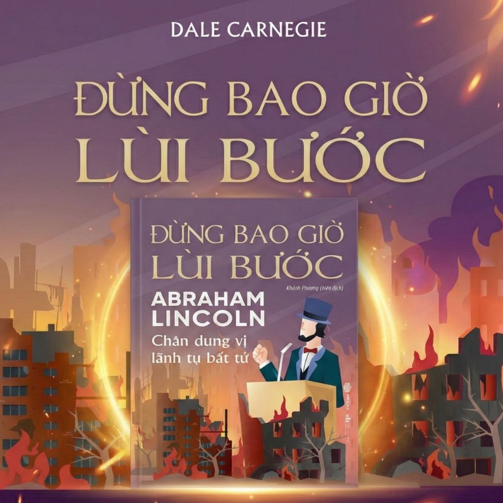 Sách - Đừng Bao Giờ Lùi Bước (Dale Carnegie) - SBOOKS OFFICIAL