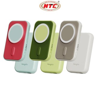 Pin Dự Phòng không dây MangoTek MGP03 10000mAh Sạc Magnetic 15W / TypeC PD 20W, USB-A 18W, Có 3C - Phụ Kiện Nhất Tín