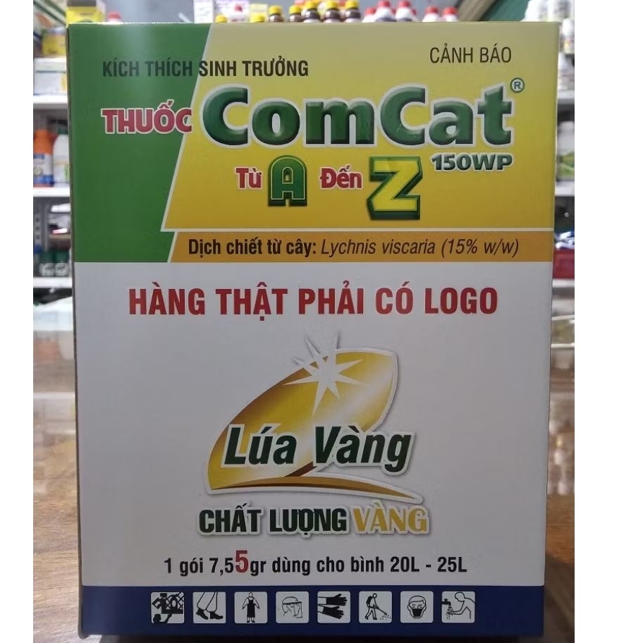 1 hộp (10 gói) ComCat AZ 7,55gr - hàng chính hãng lúa vàng - kích thích ...