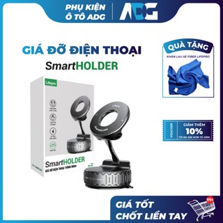 [MUA1TẶNG1] Giá đỡ điện thoại thông minh hút chân không Lifepro SmartHOLDER - Lực hút mạnh,xoay 360° | Phụ kiện ô tô ADG