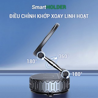 [MUA1TẶNG1] Giá đỡ điện thoại thông minh hút chân không Lifepro SmartHOLDER - Lực hút mạnh,xoay 360° | Phụ kiện ô tô ADG