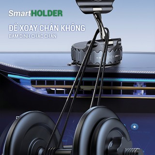 [MUA1TẶNG1] Giá đỡ điện thoại thông minh hút chân không Lifepro SmartHOLDER - Lực hút mạnh,xoay 360° | Phụ kiện ô tô ADG