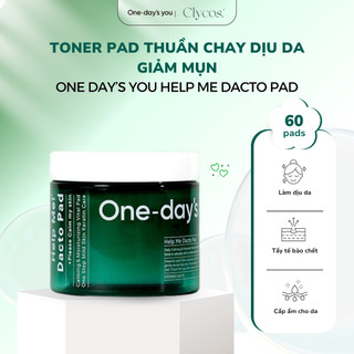 One-day's you - Toner Pad - Help Me Dacto Pad Hộp 60 miếng | Clycos Phân Phối