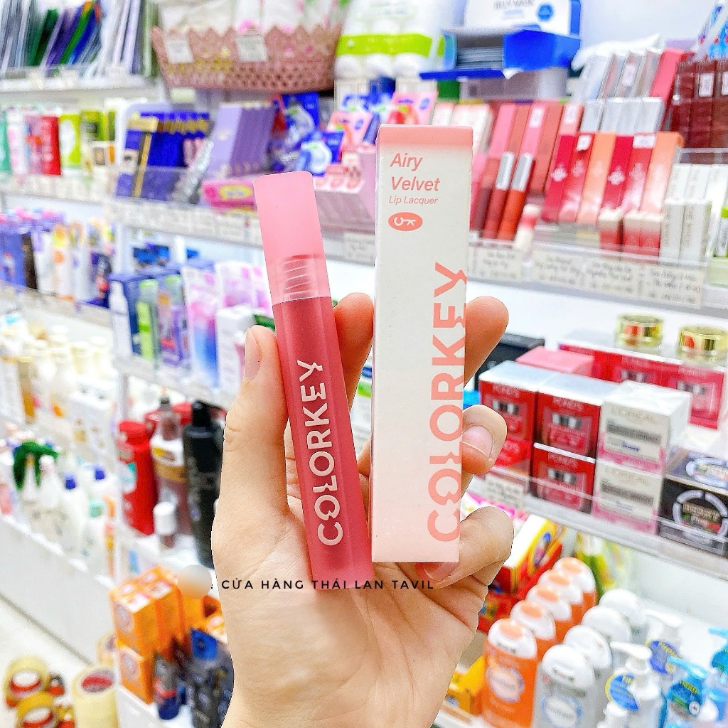 Son Kem Lì Colorkey Airy Velvet Lip Lacquer 3g Chất Son Nhung Mịn Mượt ...
