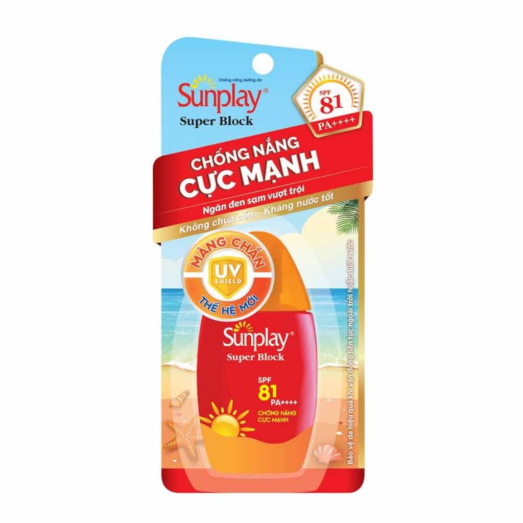 Sữa Chống Nắng Cực Mạnh Sunplay Super Block SPF81 30g/ 70g | Shopee ...