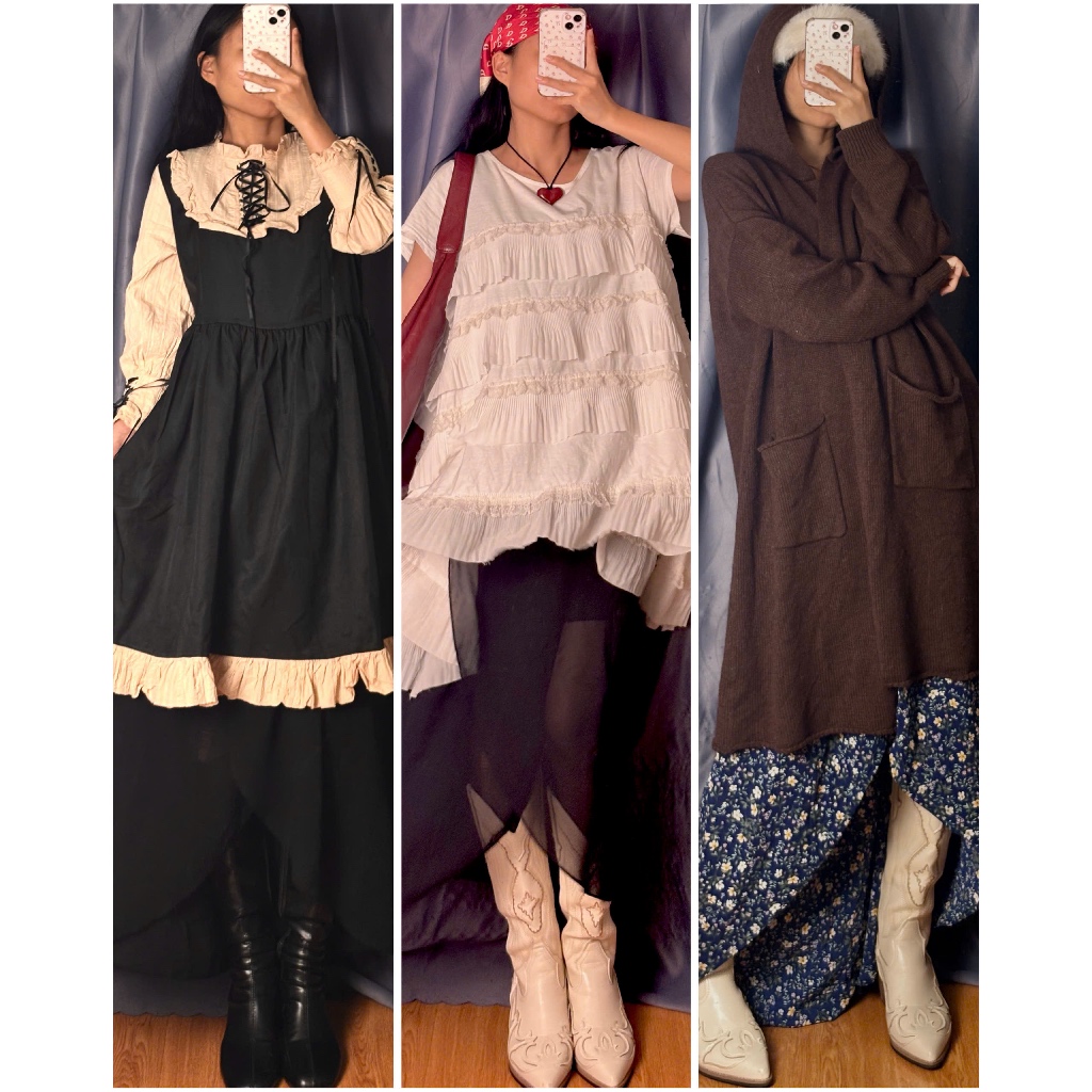 APRIL6 CLOTHING - Đầm váy 2hand mix and macth nhiều chi tiết, có tách lẻ, đa phong cách, ins: april6_clothing