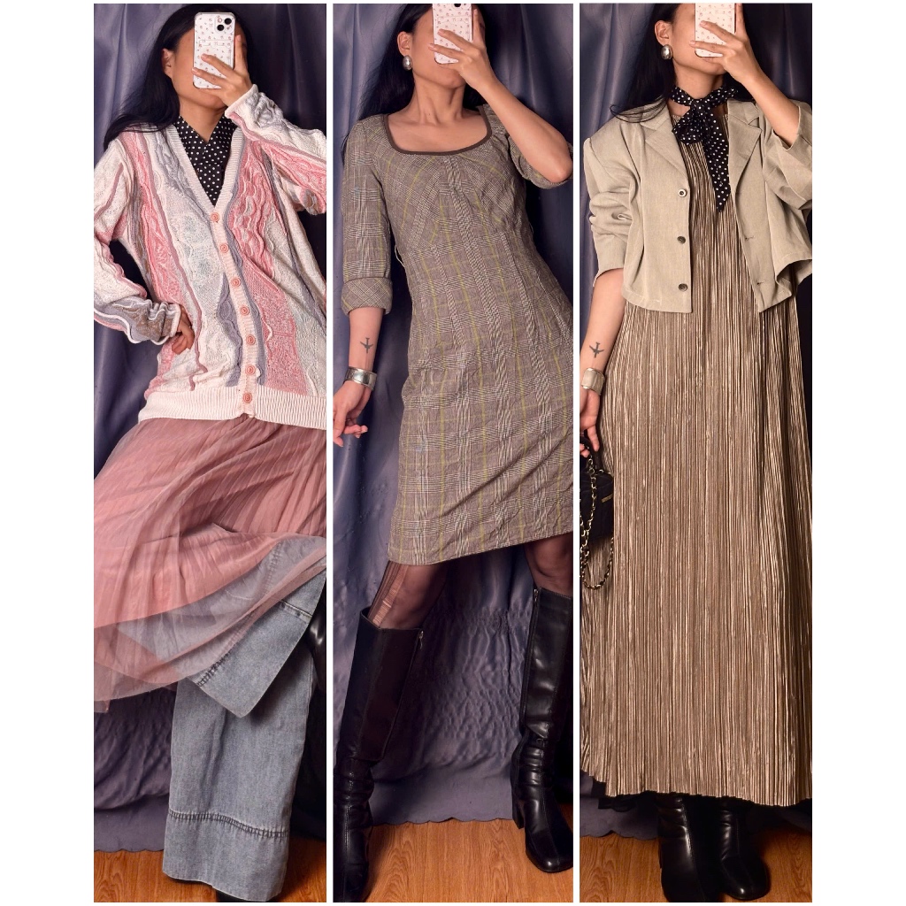 APRIL6 CLOTHING - Đầm váy 2hand mix and macth nhiều chi tiết, có tách lẻ, đa phong cách, ins: april6_clothing