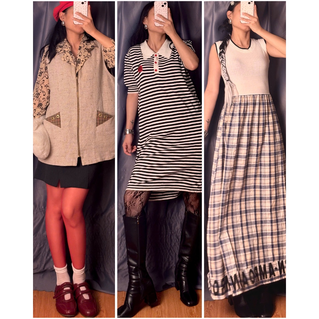 APRIL6 CLOTHING - Đầm váy 2hand mix and macth nhiều chi tiết, có tách lẻ, đa phong cách, ins: april6_clothing