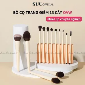 Bộ Cọ Trang Điểm Makeup Cá Nhân 13 Cây No Brand Chuyên Nghiệp Mềm Mịn Bám Phấn Tốt