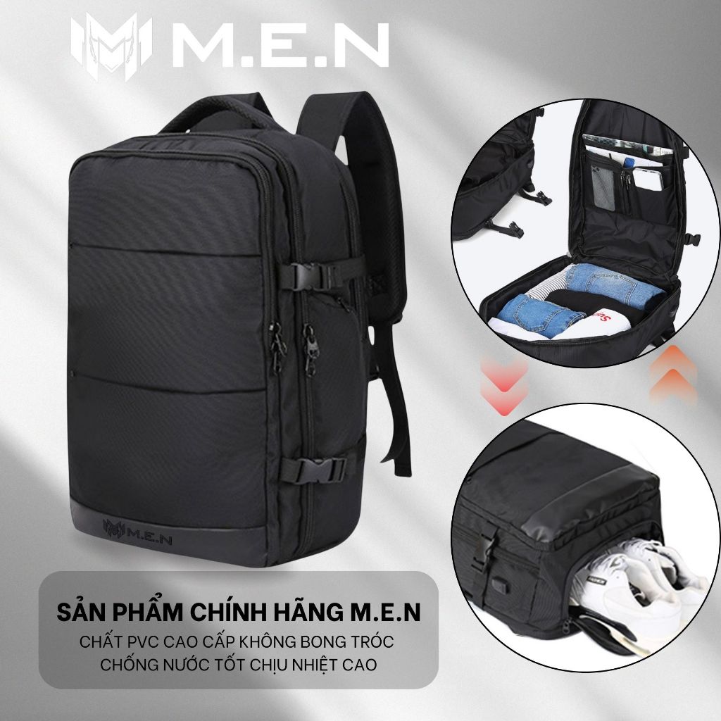 {HCM} Ba lô chống sốc laptop đựng giày chống nước có sạt USB công nghệ mới Suntown Full đen có tăng đưa {HÌNH THẬT}