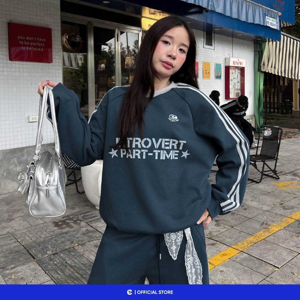 Combo set bộ nỉ hoodie nam nữ mùa đông Local Brand Chính Hãng City Cycle Combo bộ nỉ Half Half