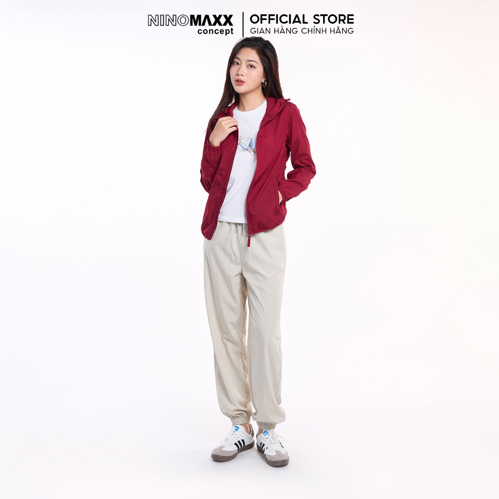 Quần Jogger Nữ Chất Nylon Năng Động Thời Trang NINOMAXX 2410006
