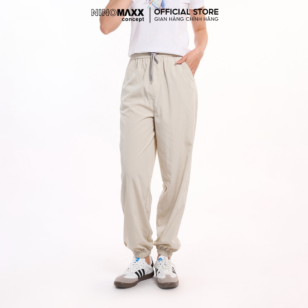 Quần Jogger Nữ Chất Nylon Năng Động Thời Trang NINOMAXX 2410006