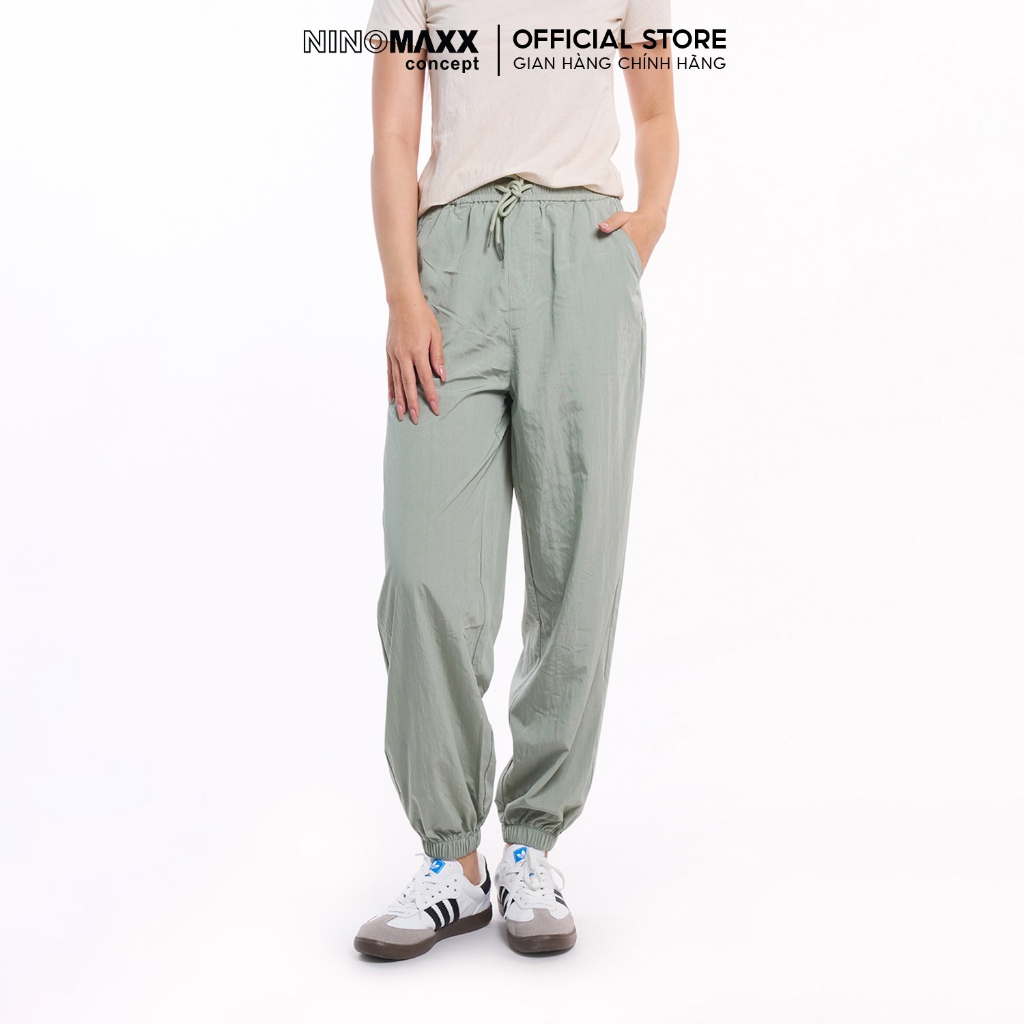 Quần Jogger Nữ Chất Nylon Năng Động Thời Trang NINOMAXX 2410006