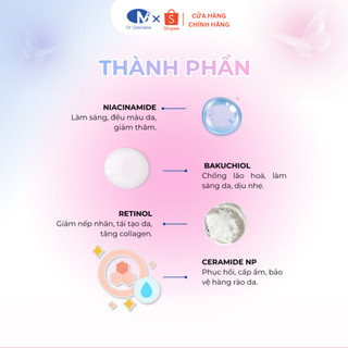 Kem Dưỡng Chống Lão Hóa, Mờ Nhăn, Săn Chắc Da Retinol 0.5%+ Bakuchiol 1% 30ml Dr Cosmess Chính Hãng
