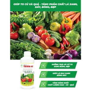 PHÂN BÓN LÁ TRIMIX-DT RAU CỦ QUẢ 500ML-Giúp to củ và quả-Tăng phẩm chất lá xanh, dầy, bóng, đẹp