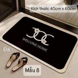 Thảm trải sàn phòng tắm, thảm chân khô nhanh ở cửa nhà vệ sinh, thảm trải sàn chống bụi bẩn và chống trượt phòng tắm