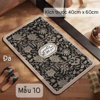 Thảm trải sàn phòng tắm, thảm chân khô nhanh ở cửa nhà vệ sinh, thảm trải sàn chống bụi bẩn và chống trượt phòng tắm