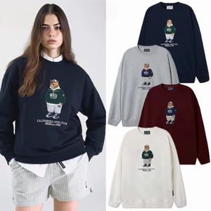Áo nỉ gấu thêu 3D form rộng unisex chất nỉ 2 da mềm ấm, lên dáng xinh, bốn màu basic dễ phối đồ [New Hot 2026]