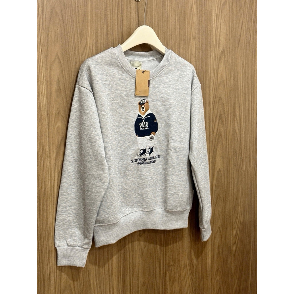 Áo nỉ gấu thêu 3D form rộng unisex chất nỉ 2 da mềm ấm, lên dáng xinh, bốn màu basic dễ phối đồ [New Hot 2026]
