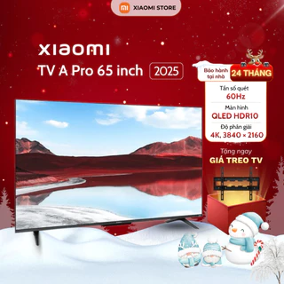 Tivi Xiaomi A Pro 65 Inch QLED 2025/2026 Google TV, Độ Phân Giải 4K - Hàng Chính Hãng - Bảo Hành 2 Năm
