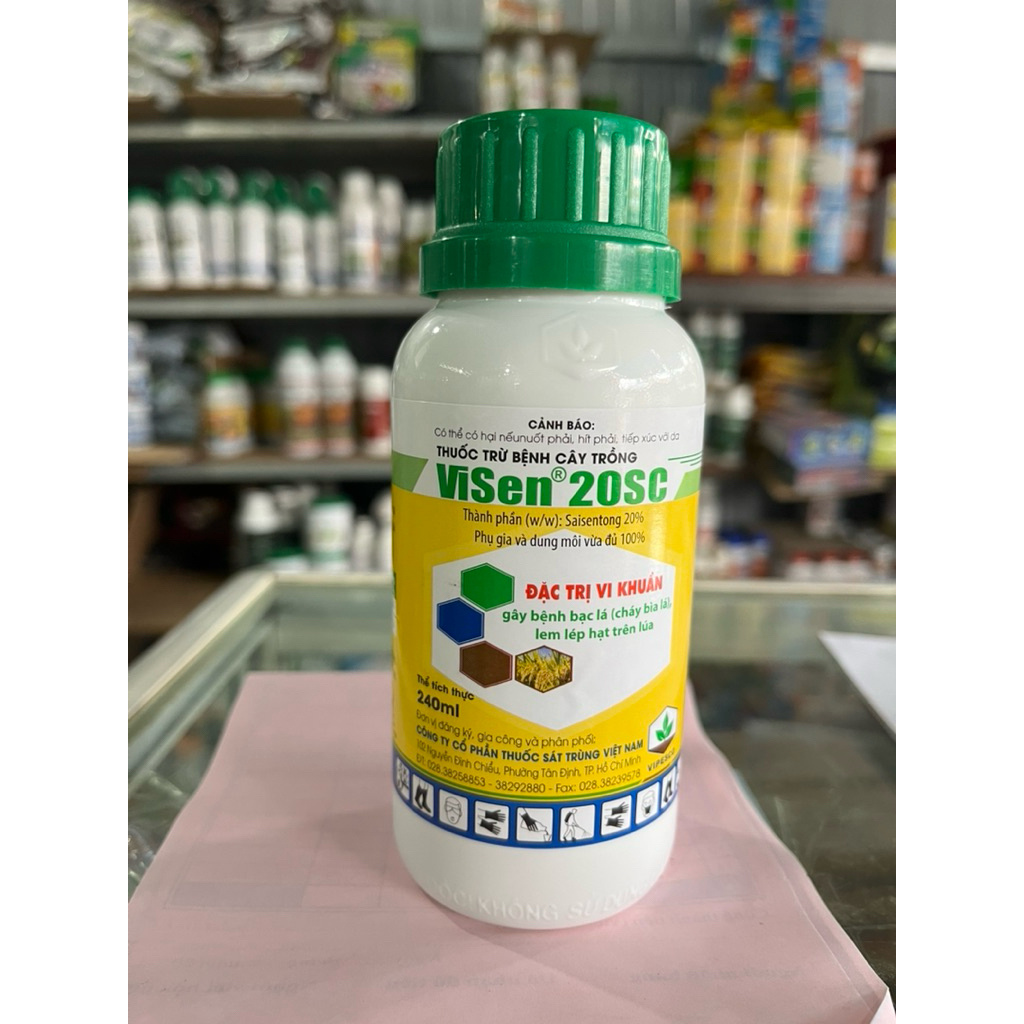 ViSen Vipesco  20SC- Trị khuẩn gây Bạc lá(Cháy Bìa Lá)