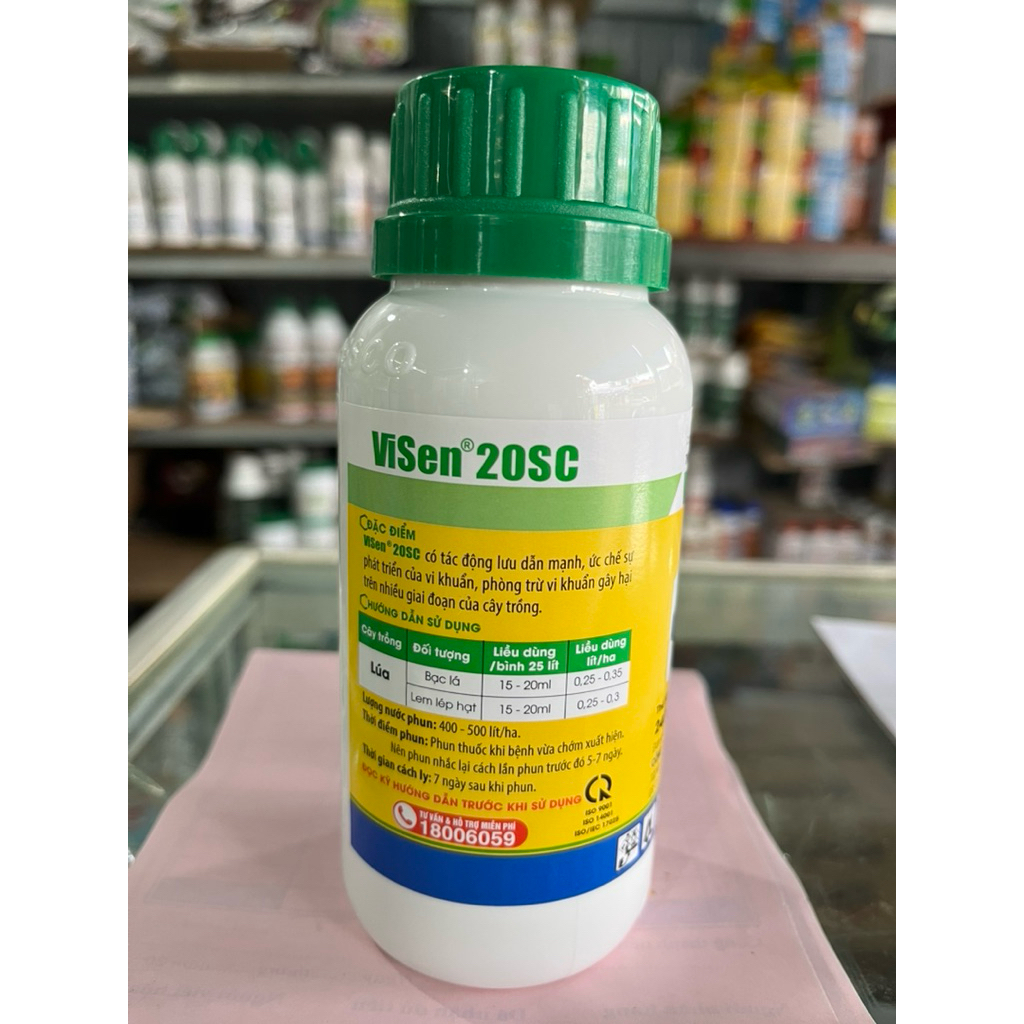 ViSen Vipesco  20SC- Trị khuẩn gây Bạc lá(Cháy Bìa Lá)