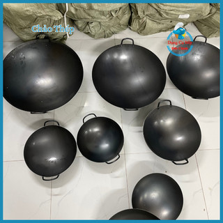 Chảo Thép 2 Quai 45cm, Chảo carbon chống dính