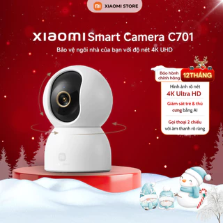 Camera an ninh Smart Xiaomi C701 độ phân giải Ultra HD 4K - Chính Hãng Bảo Hành 12 Tháng