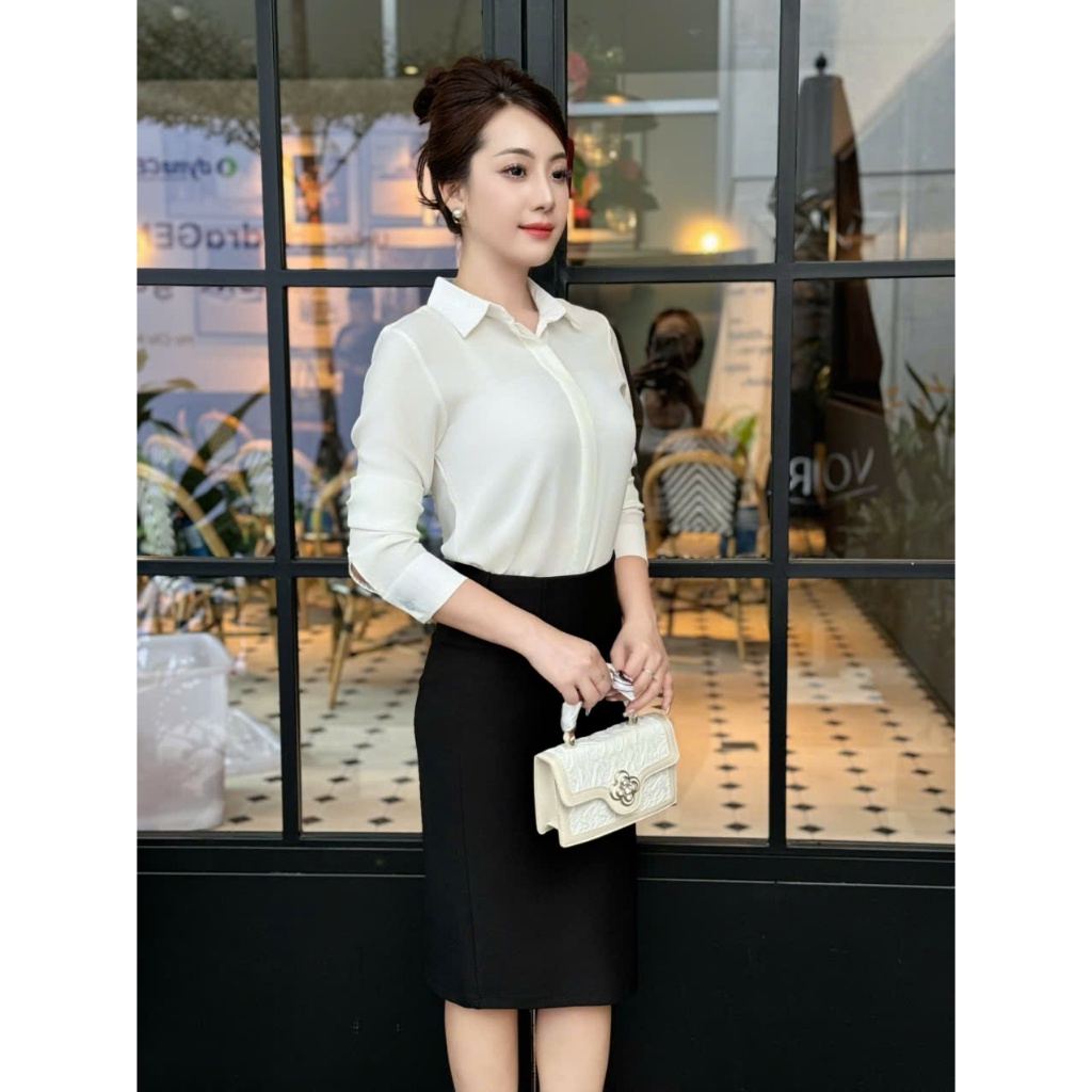 Áo Sơ Mi Chất liệu Mango Cao Cấp Mềm Mịn Phù Hợp Mọi Lứa Tuổi Mã A165
