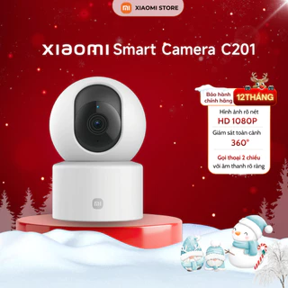 Xiaomi Smart Camera C201 Xoay 360 Độ 1080P - Chính Hãng Bảo Hành 12 Tháng