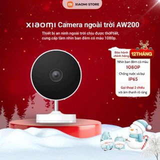 Camera IP Wifi ngoài trời Xiaomi AW200 Full HD, Theo dõi chuyển động, Phát hiện người lạ- Chính Hãng