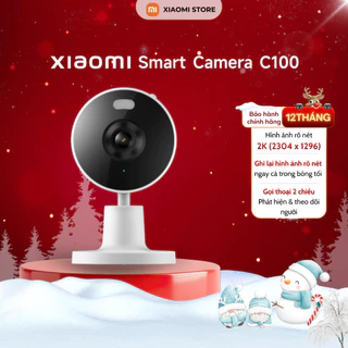 Camera Thông Minh Xiaomi C100 Độ Phân Giải 2K, Phát Hiện Tiếng Khóc, Chuyển Động - Bảo Hành 12 Tháng