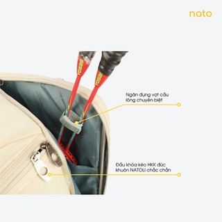 Balo cầu lông chính hãng Natoli nam nữ đựng giày, đựng laptop chống nước - ProSport Backpack B26