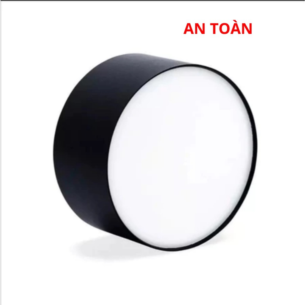Đèn ốp trần ống bơ đèn led ống bơ 7w 12w 3 màu ánh sáng đèn hành lan, bảo hành 3 năm