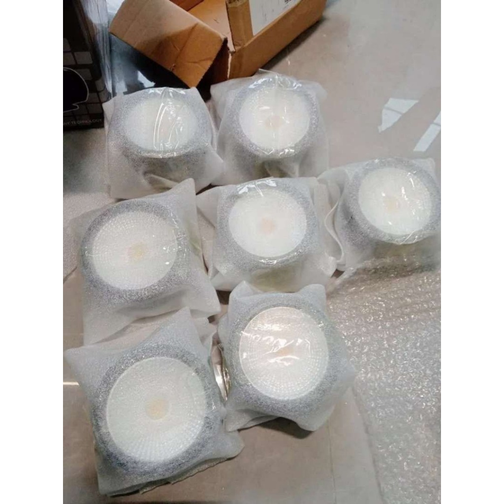Đèn ốp trần ống bơ đèn led ống bơ 7w 12w 3 màu ánh sáng đèn hành lan, bảo hành 3 năm