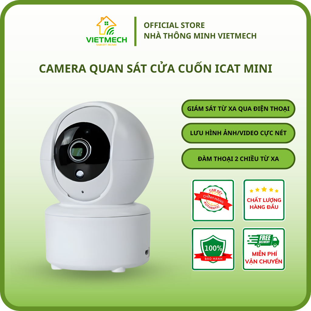 Camera Wifi Icat Mini Hunonic Hàng Chính Hãng Việt Nam | Shopee Việt Nam