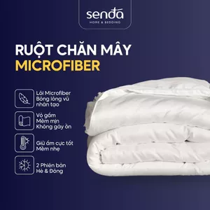 Chăn Mây Sen Đá Home Bedding 220x200 ruột chăn đông hè bông lông vũ nhân tạo Microfiber cao cấp khách sạn 5 sao 2m2 2m