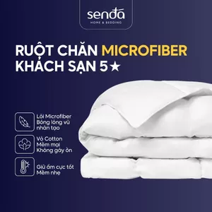 Ruột chăn Sen Đá Home Bedding bông Microfiber 2mx2m2 1m6x2m cao cấp mỏng nhẹ ấm áp
