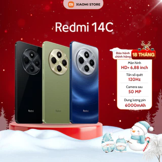 Điện thoại XIAOMI Redmi 14C 4/128GB - 6/128GB - Hàng chính hãng bảo hành 18 tháng - (Nguyên Seal)