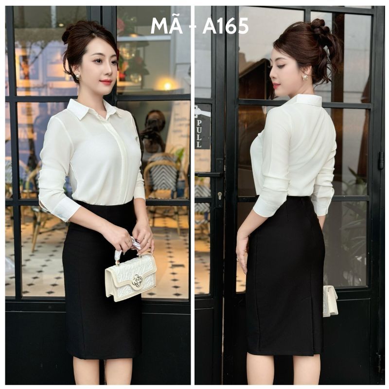 Áo Sơ Mi Chất liệu Mango Cao Cấp Mềm Mịn Phù Hợp Mọi Lứa Tuổi Mã A165
