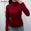 ÁO CỔ LỌ 5 PHÂN BASIC BI.POSILÁ FORM ÔM VỪA TÔN DÁNG CHẤT LIỆU VẢI THUN COTTON BORIP CO GIÃN, MỀM MỊN