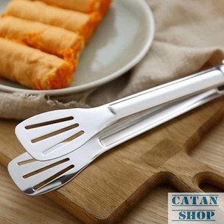 Kẹp Thực Phẩm Inox 29cm Đa Năng Dùng Gắp Đồ Nướng Đồ Chiên Bánh Mì Salad Bền Đẹp Tiện Lợi-GD785-KepTP-Lon